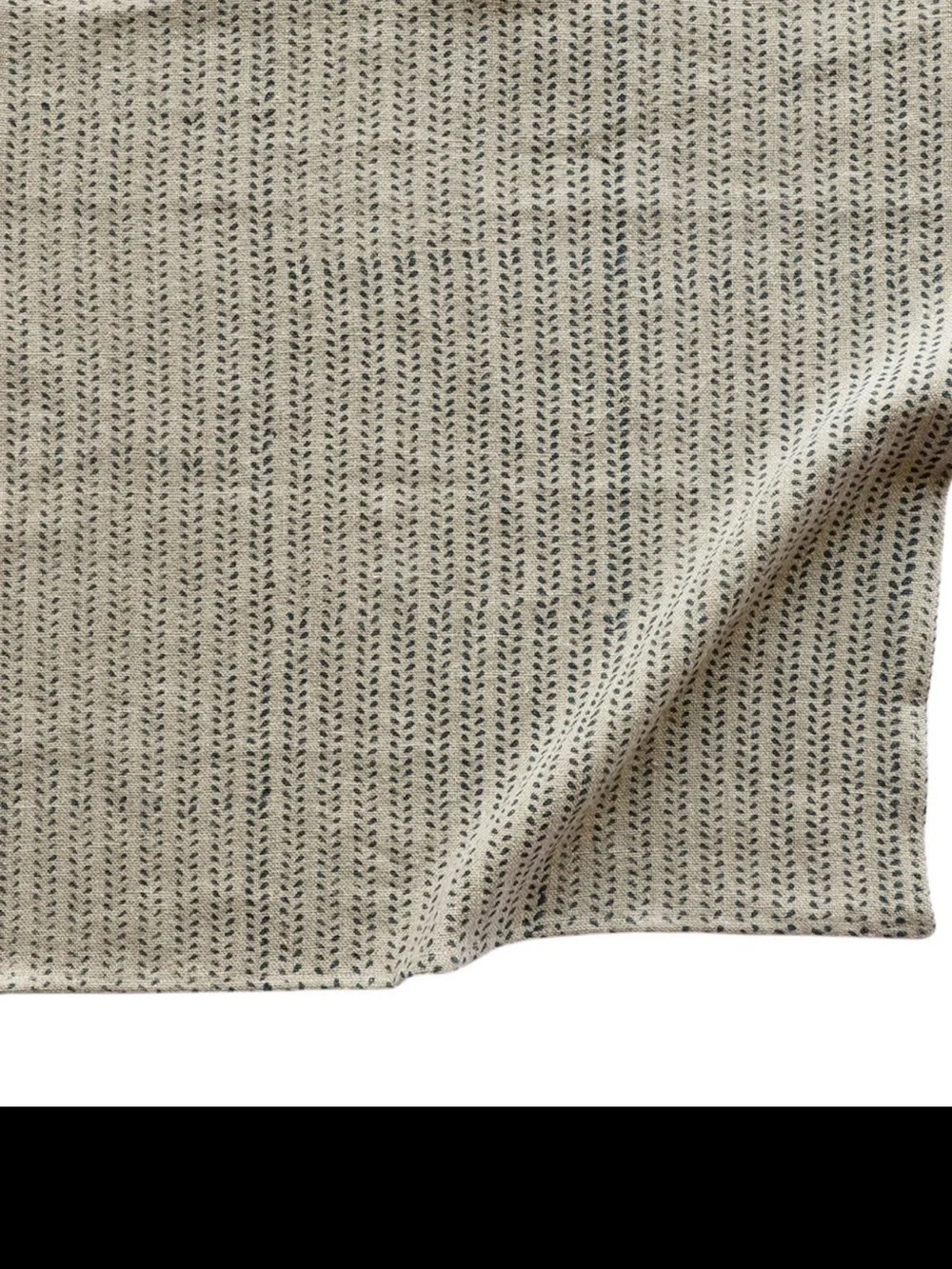 New🌟Terrain-Ripple Indigo Linen Runner-Blue